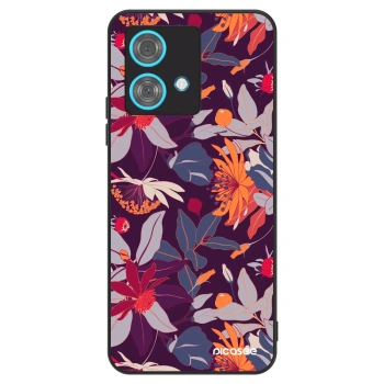 Maskica za Motorola Edge 40 Neo - Purple Leaf