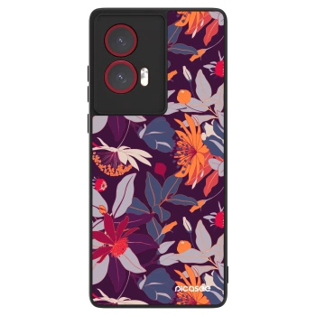 Maskica za Motorola Edge 50 Fusion - Purple Leaf