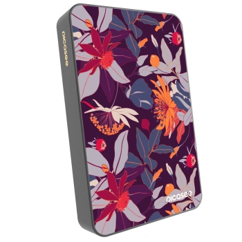 Prijenosni punjač s MagSafe 10 000 mAh Sivo - Purple Leaf