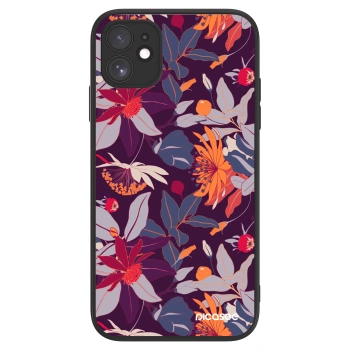 Picasee ULTIMATE CASE za Apple iPhone 11 - Purple Leaf