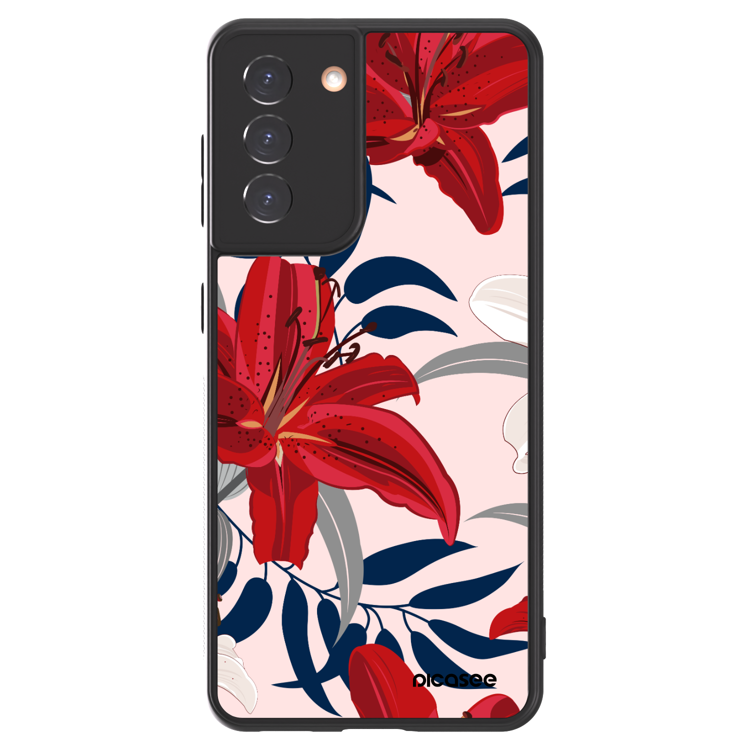 Picasee ULTIMATE CASE za Samsung Galaxy S21 5G G991B - Red Lily