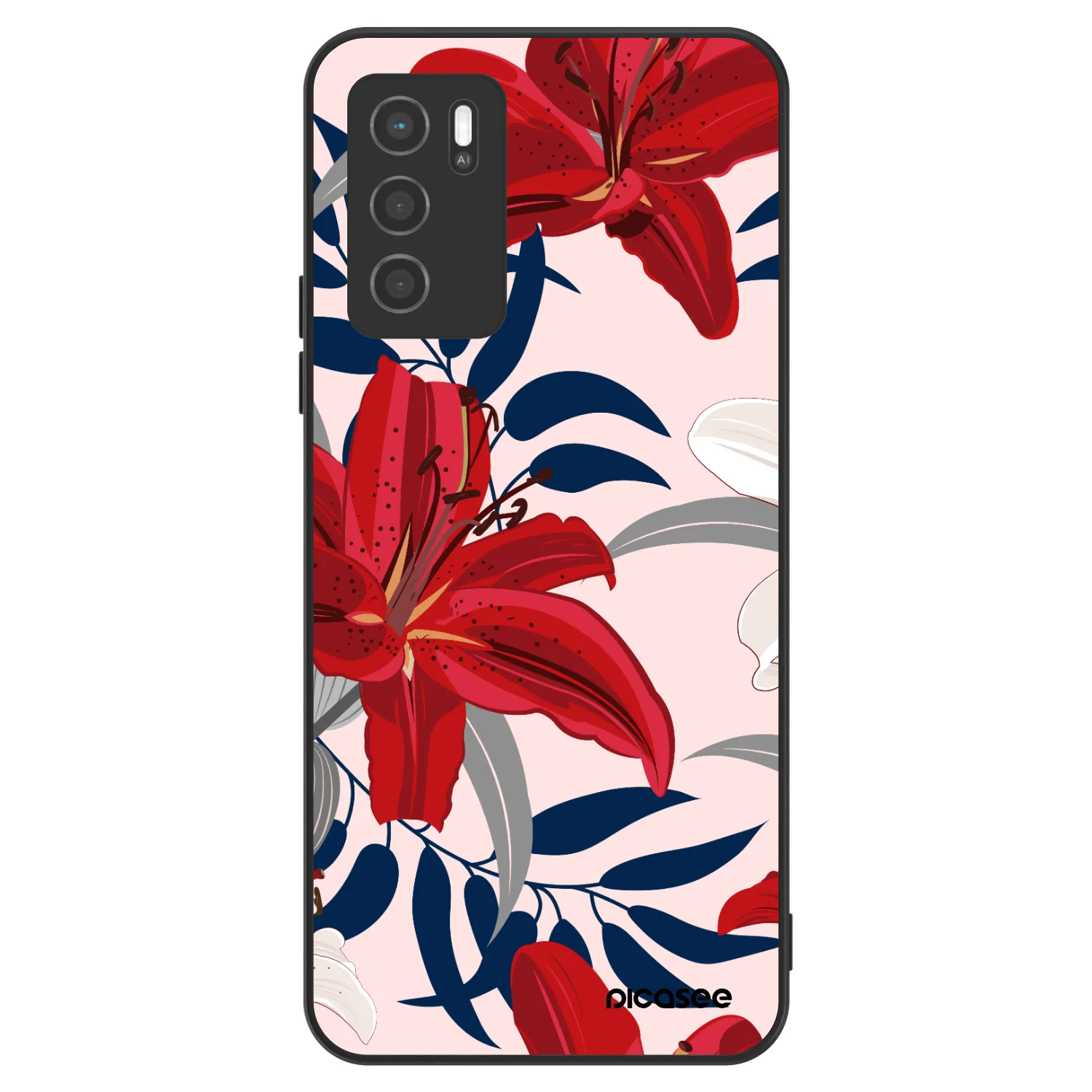 Picasee ULTIMATE CASE za OPPO A16s - Red Lily