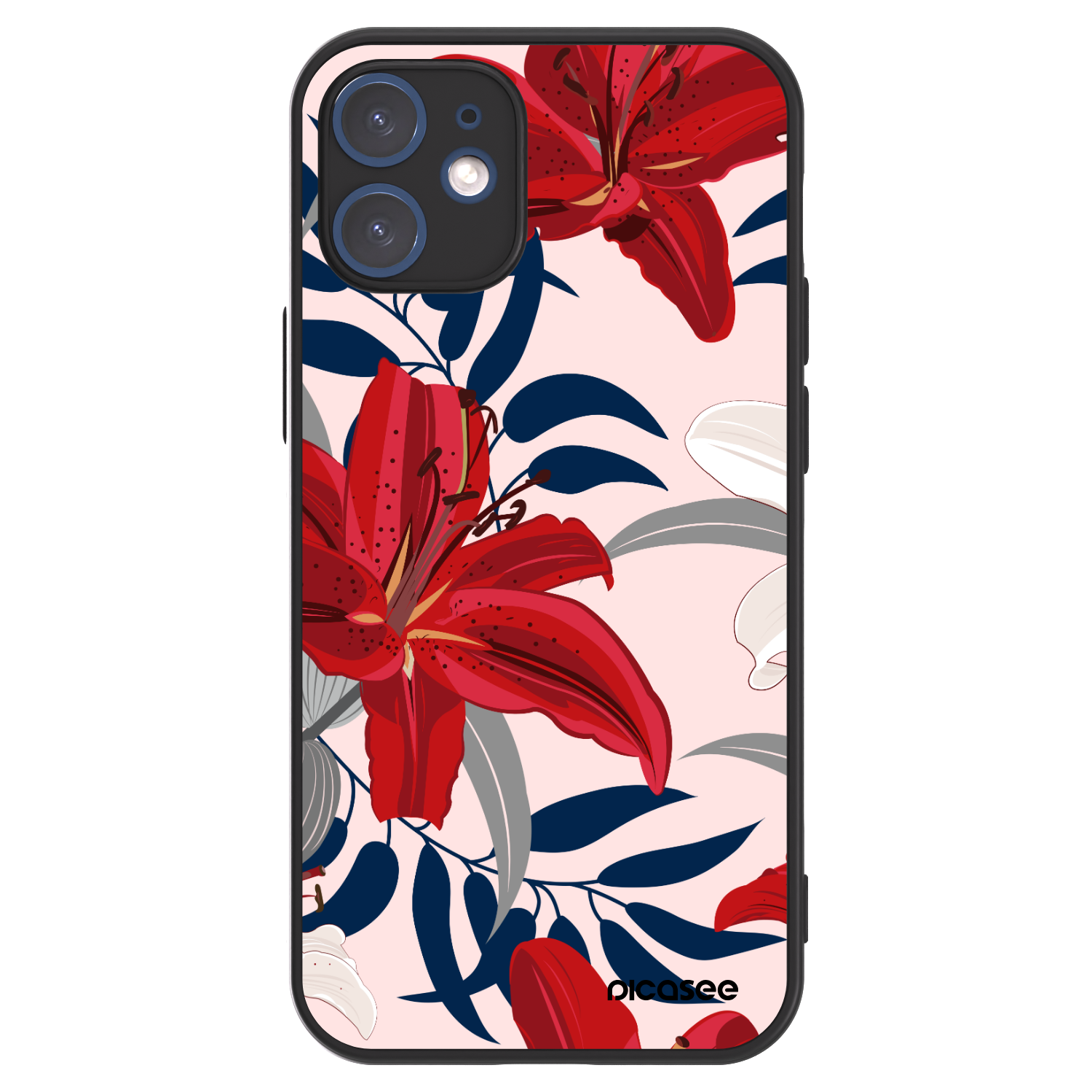 Picasee ULTIMATE CASE MagSafe za Apple iPhone 12 mini - Red Lily