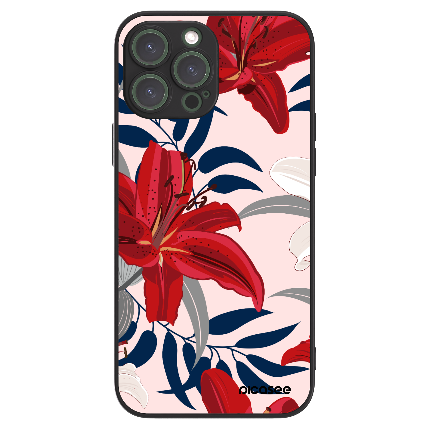 Picasee ULTIMATE CASE MagSafe za Apple iPhone 13 Pro Max - Red Lily