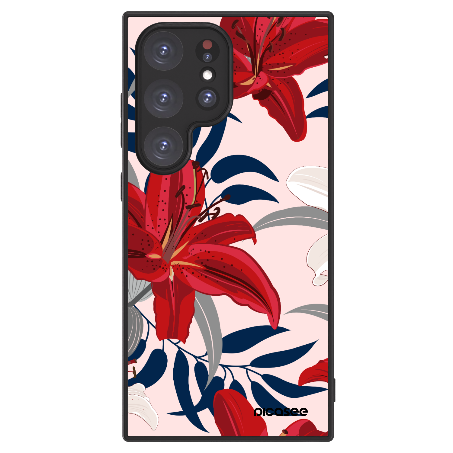 Picasee ULTIMATE CASE PowerShare za Samsung Galaxy S24 Ultra S928B 5G - Red Lily