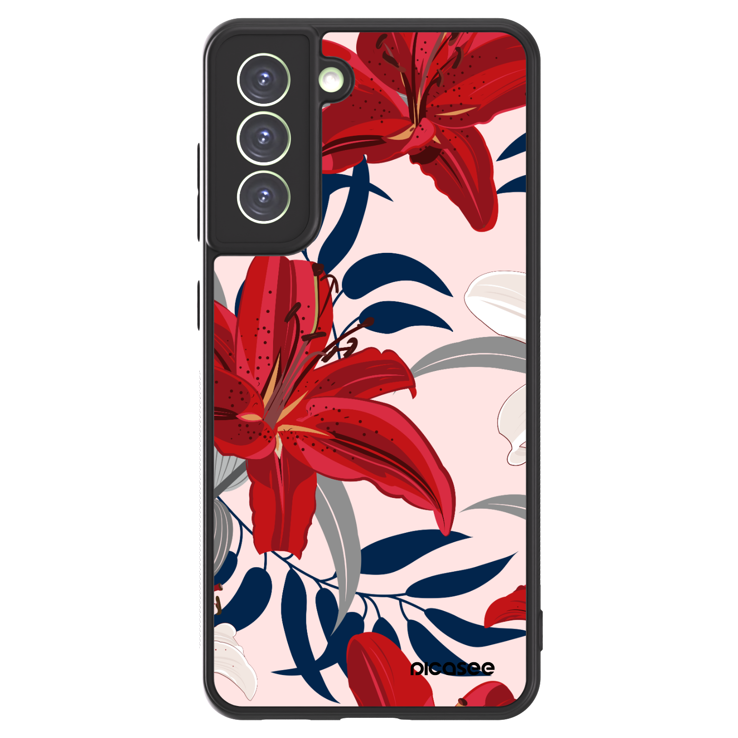 Picasee ULTIMATE CASE PowerShare za Samsung Galaxy S21 FE 5G - Red Lily