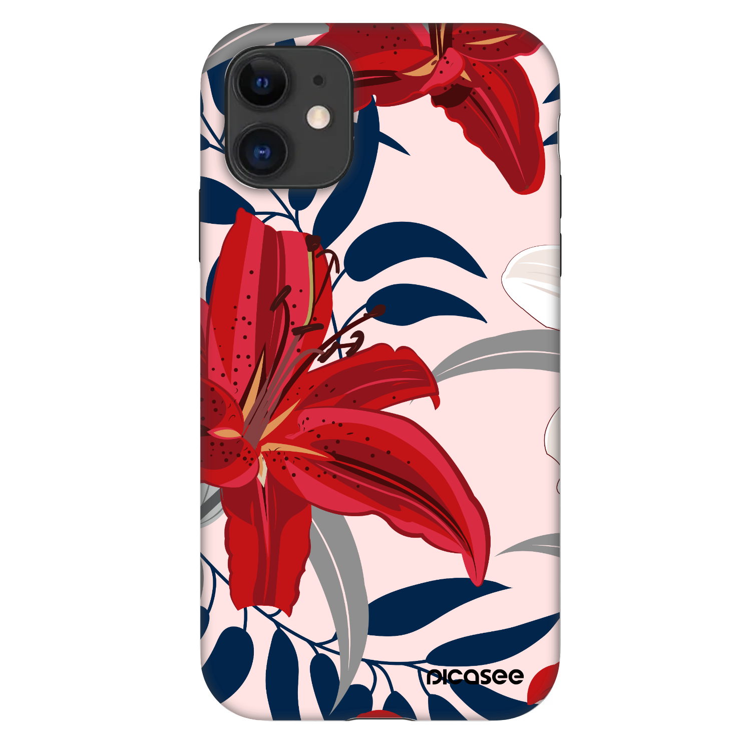 Picasee Fashion Case za Apple iPhone 11 - Red Lily