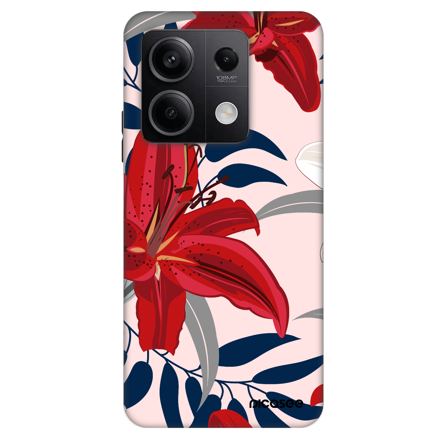 Picasee Fashion Case za Xiaomi Redmi Note 13 5G - Red Lily