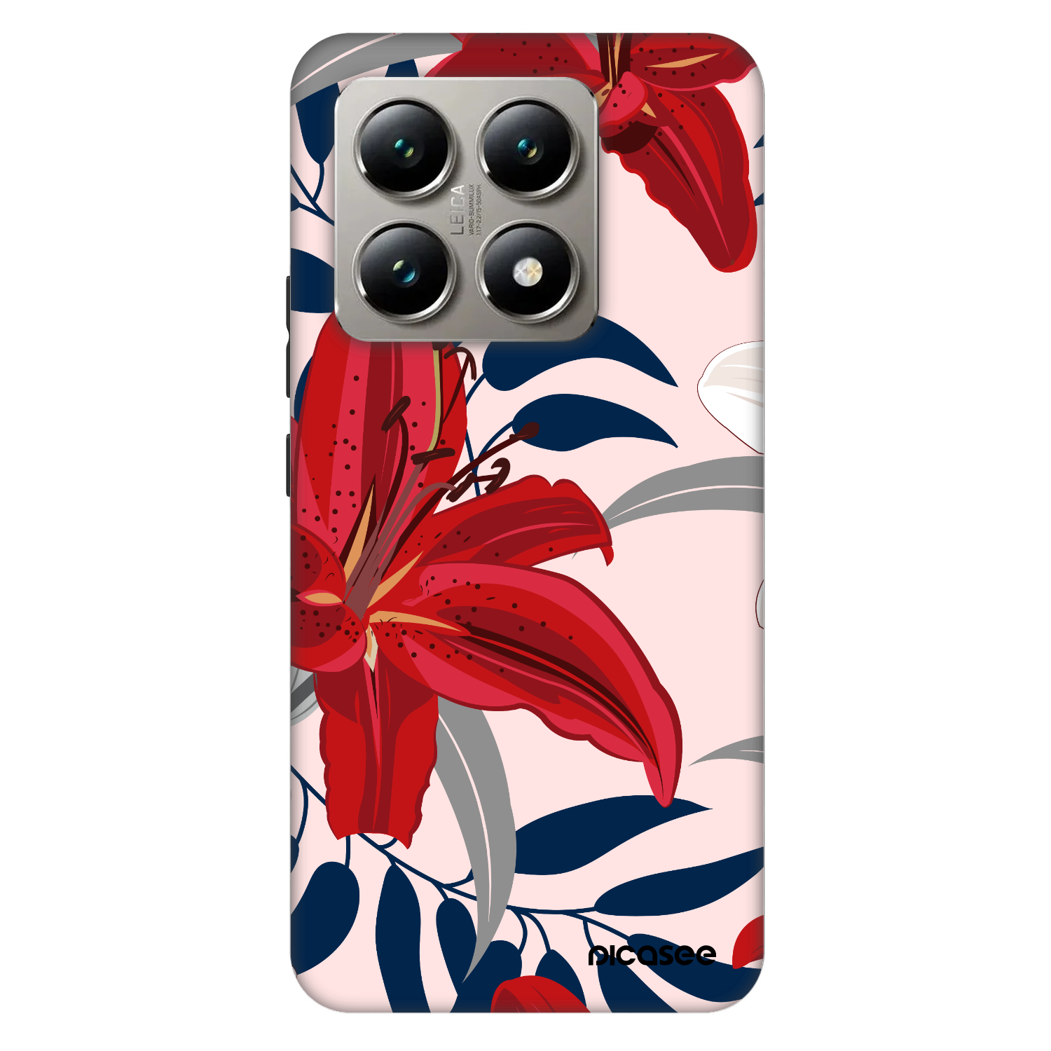 Picasee Fashion Case za Xiaomi 14T - Red Lily