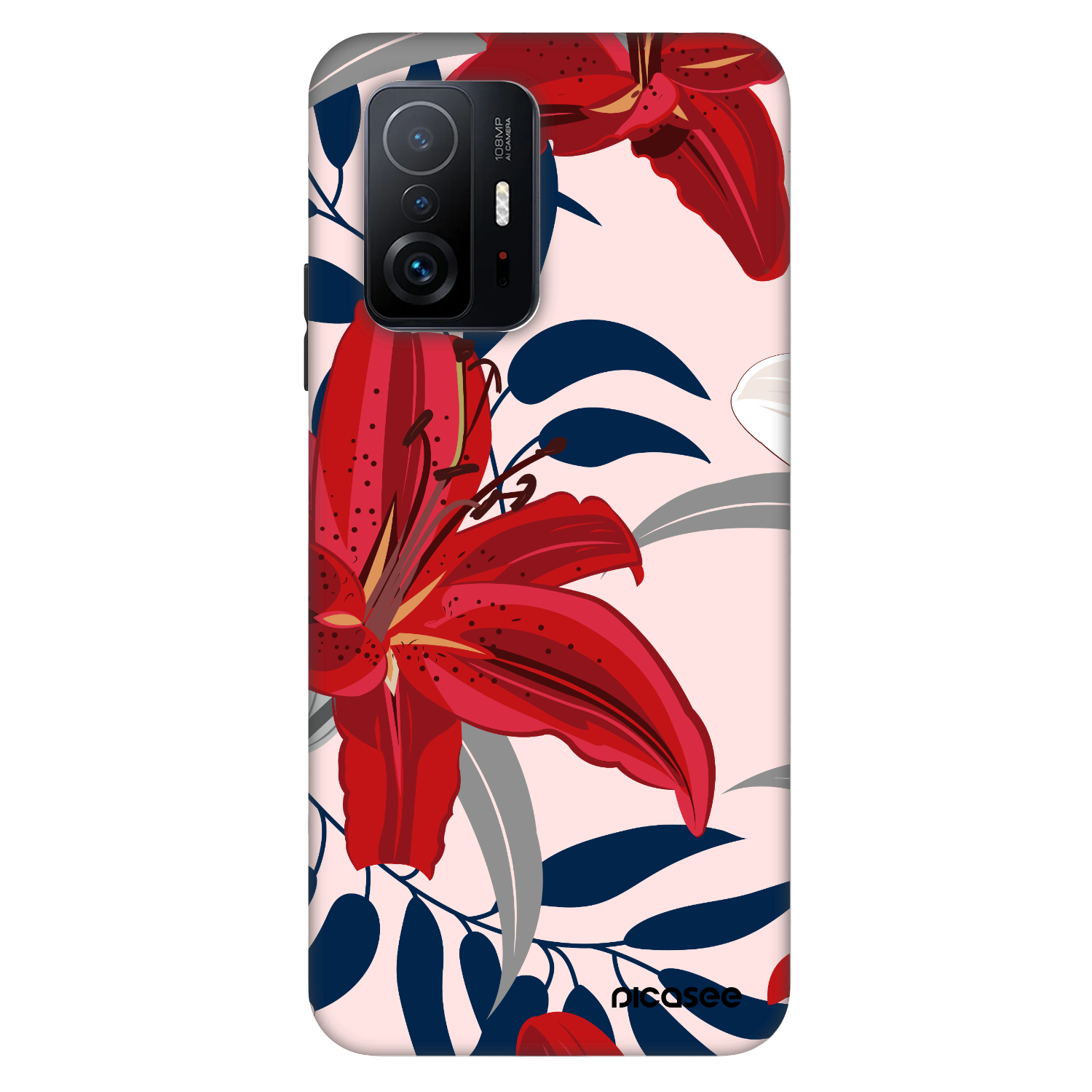 Picasee Fashion Case za Xiaomi 11T Pro - Red Lily