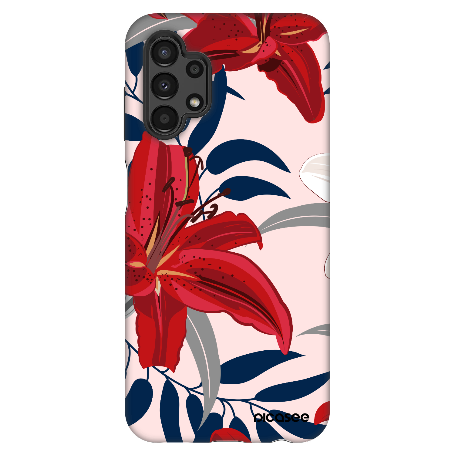 Picasee Fashion Case za Samsung Galaxy A13 4G A135 - Red Lily