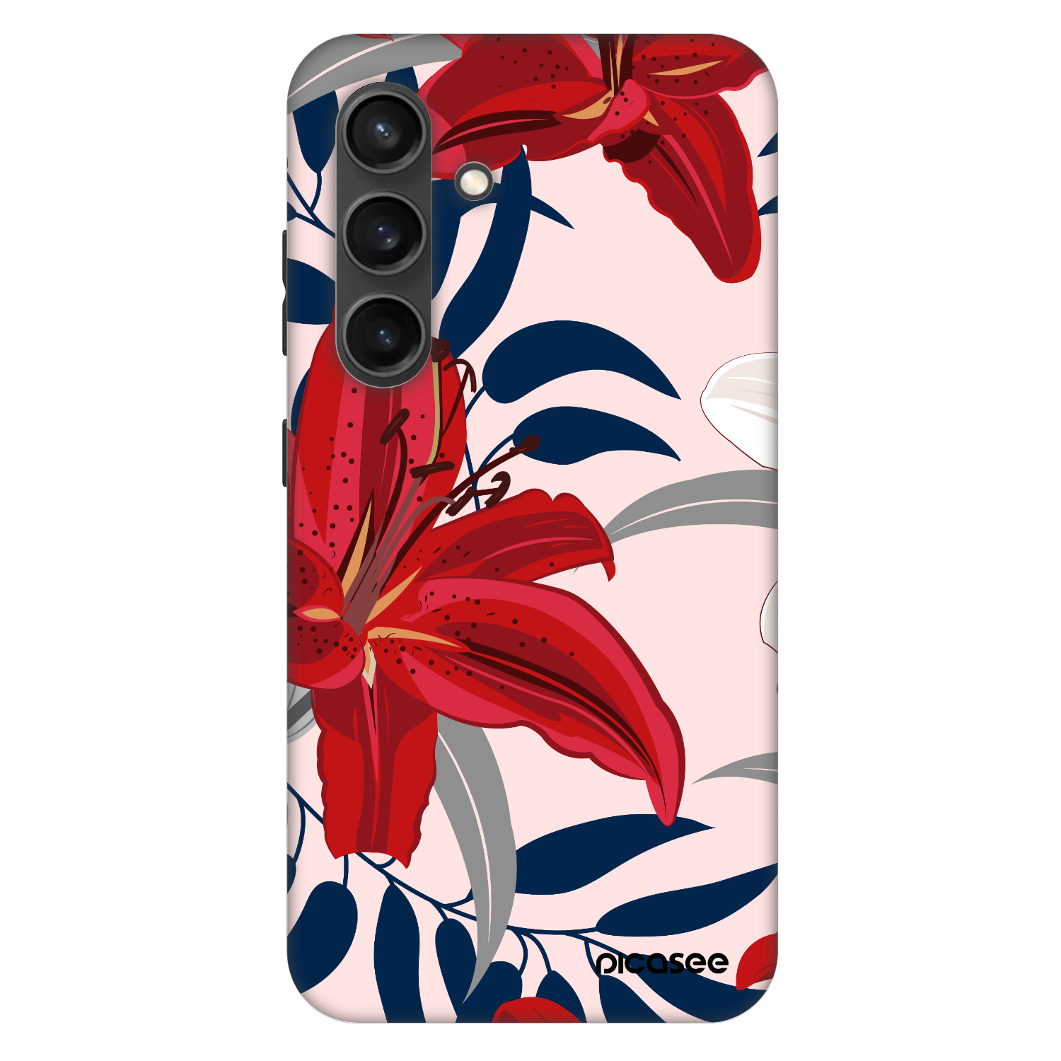 Picasee Fashion Case PowerShare pro Samsung Galaxy S24+ S926B 5G - Red Lily