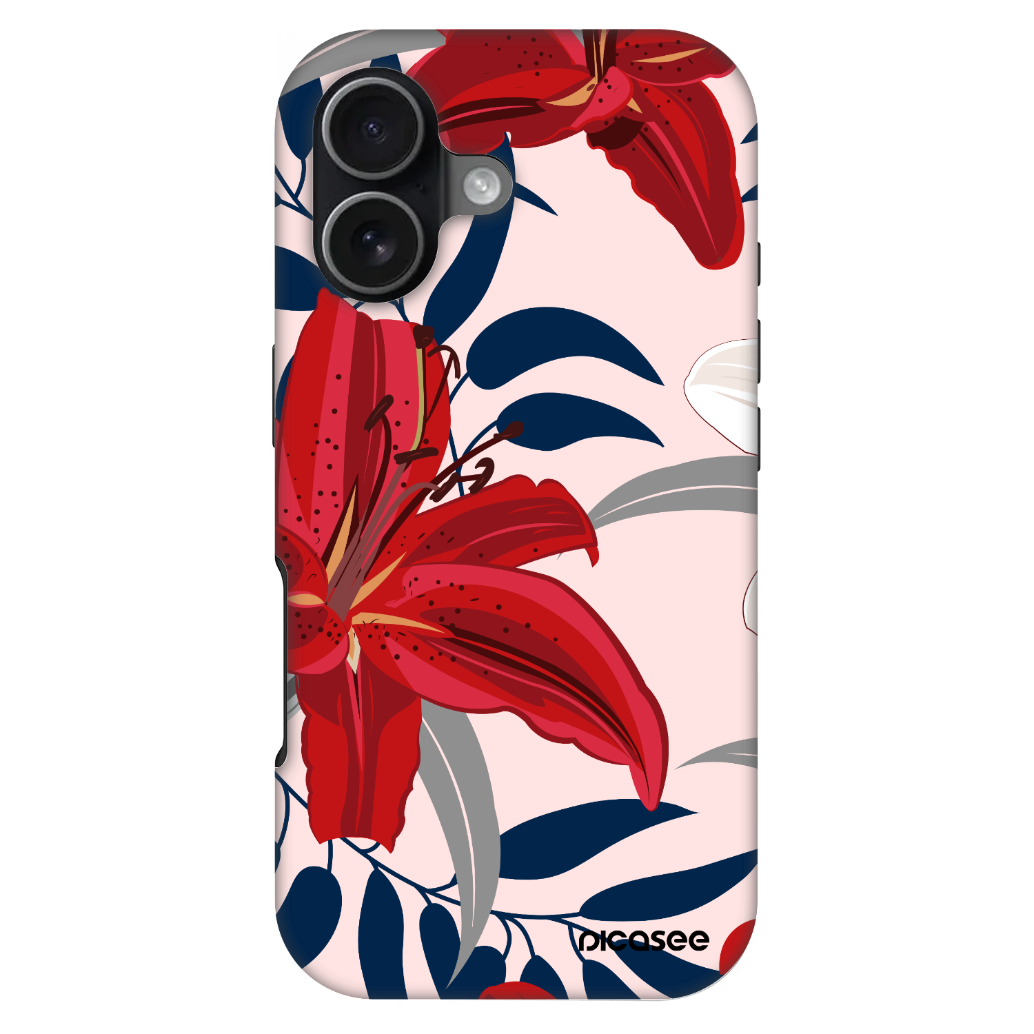 Picasee Fashion Case MagSafe za Apple iPhone 17 - Red Lily