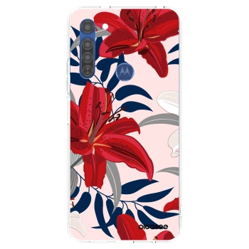 Maskica za Motorola Moto G8 - Red Lily