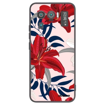 Picasee crna silikonska maskica za Xiaomi Mi 11 Ultra - Red Lily