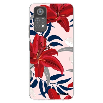 Picasee silikonska prozirna maskica za Xiaomi Redmi Note 11S 5G - Red Lily