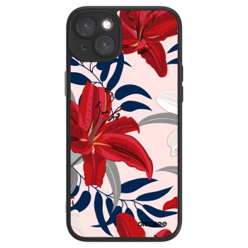 Picasee ULTIMATE CASE MagSafe za Apple iPhone 15 Plus - Red Lily