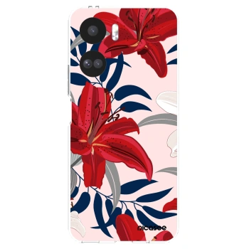 Picasee silikonska prozirna maskica za Honor 90 Lite 5G - Red Lily