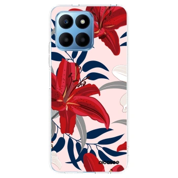 Picasee silikonska prozirna maskica za Honor 70 Lite - Red Lily