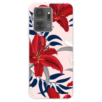 Picasee silikonska prozirna maskica za Honor X7a - Red Lily