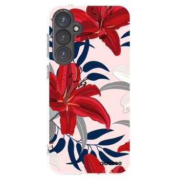Picasee silikonska prozirna maskica za Samsung Galaxy S23 FE S711B - Red Lily