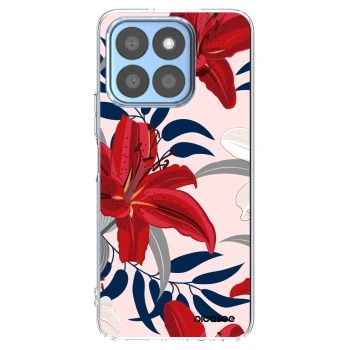 Picasee silikonska prozirna maskica za Honor X8c - Red Lily