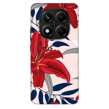 Maskica za Xiaomi Redmi Note 14 Pro+ 5G - Red Lily