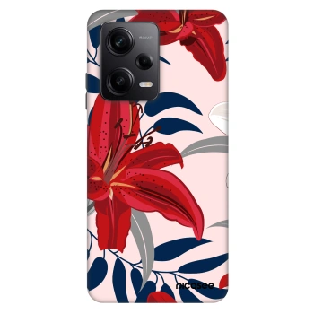 Maskica za Xiaomi Redmi Note 12 Pro 5G - Red Lily