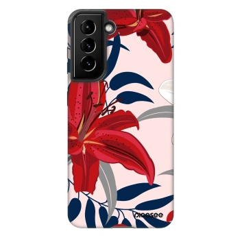 Maskica za Samsung Galaxy S21 FE 5G - Red Lily