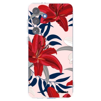 Picasee silikonska prozirna maskica za Samsung Galaxy S25 FE 5G - Red Lily