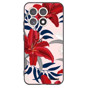 Picasee crna silikonska maskica za Xiaomi 15T - Red Lily