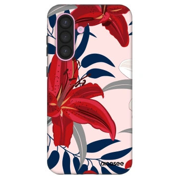 Maskica za Samsung Galaxy A56 5G A566B - Red Lily