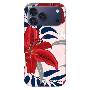 Picasee Fashion Case MagSafe za Apple iPhone 18 Pro Max - Red Lily
