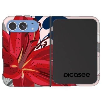 Picasee Fashion Case MagSafe za Apple iPhone Ultra - Red Lily