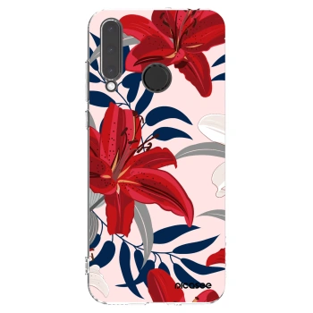 Picasee silikonska prozirna maskica za Honor 20 Lite - Red Lily