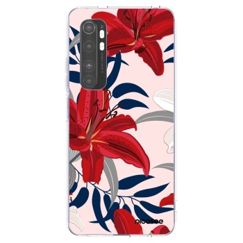 Picasee silikonska prozirna maskica za Xiaomi Mi Note 10 Lite - Red Lily