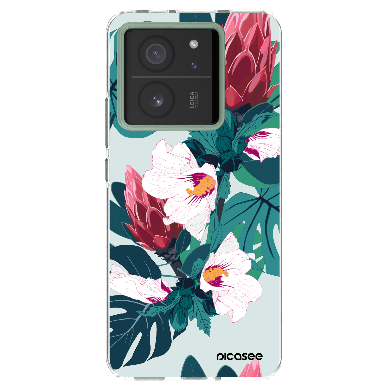 Picasee silikonska prozirna maskica za Xiaomi 13T - Rhododendron
