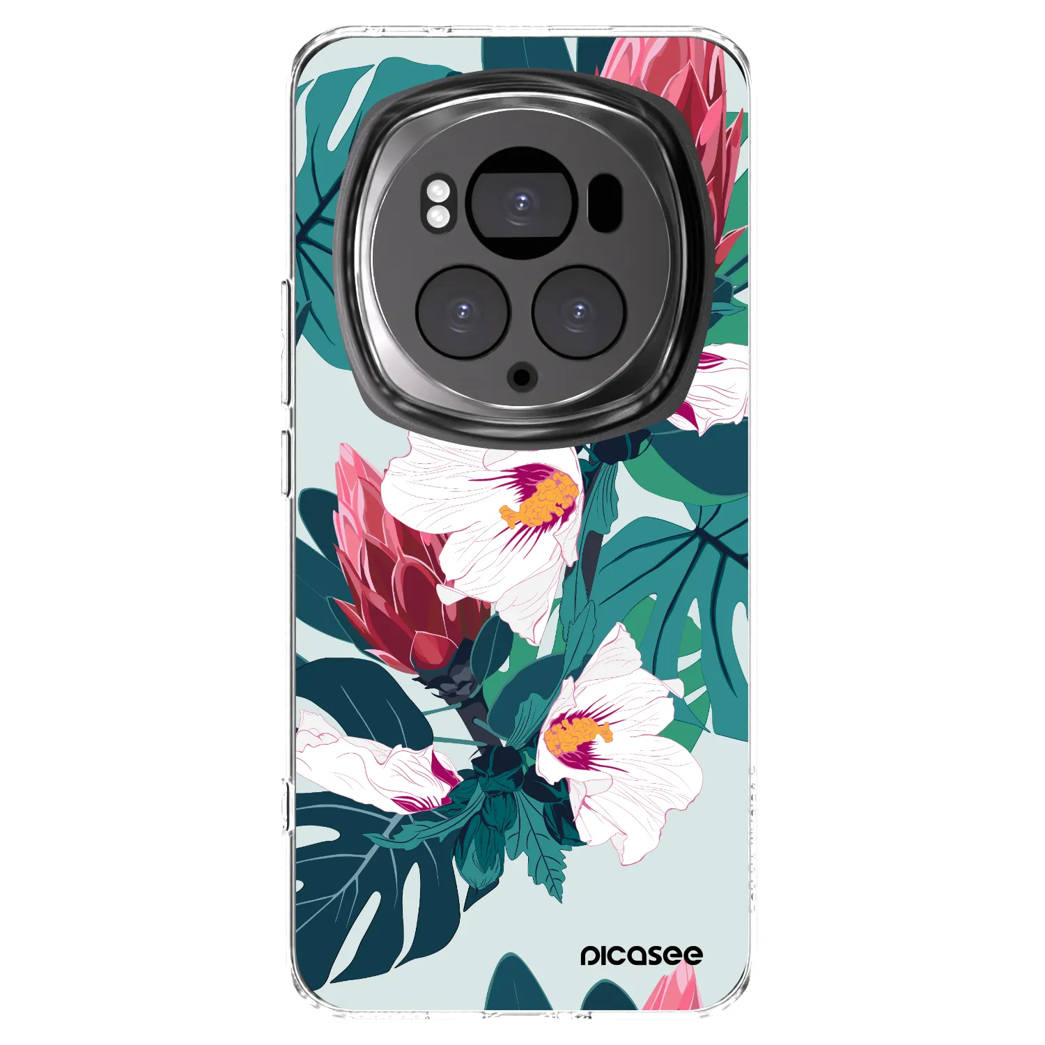 Picasee silikonska prozirna maskica za Honor Magic6 Pro - Rhododendron