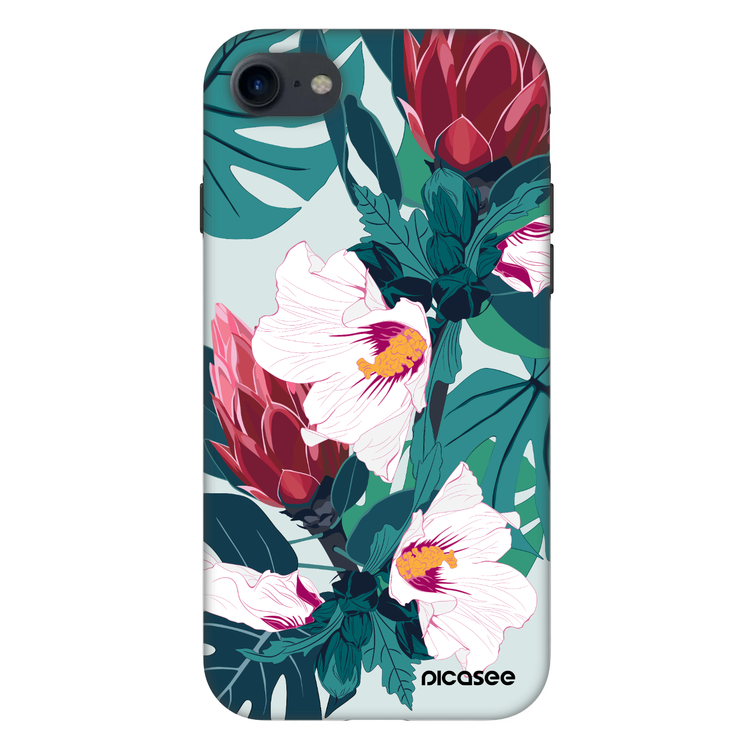 Picasee Fashion Case za Apple iPhone SE 2020 - Rhododendron
