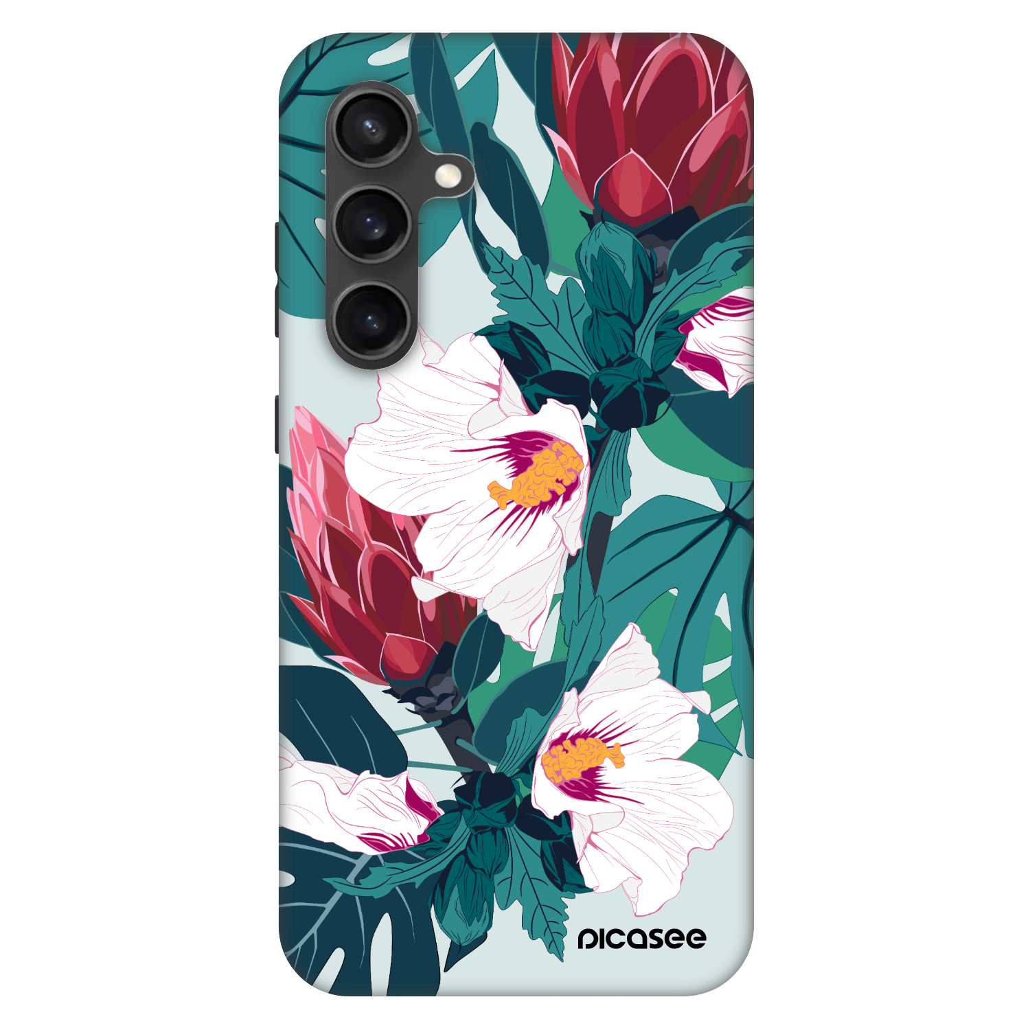 Picasee Fashion Case za Samsung Galaxy S24 FE S721B - Rhododendron
