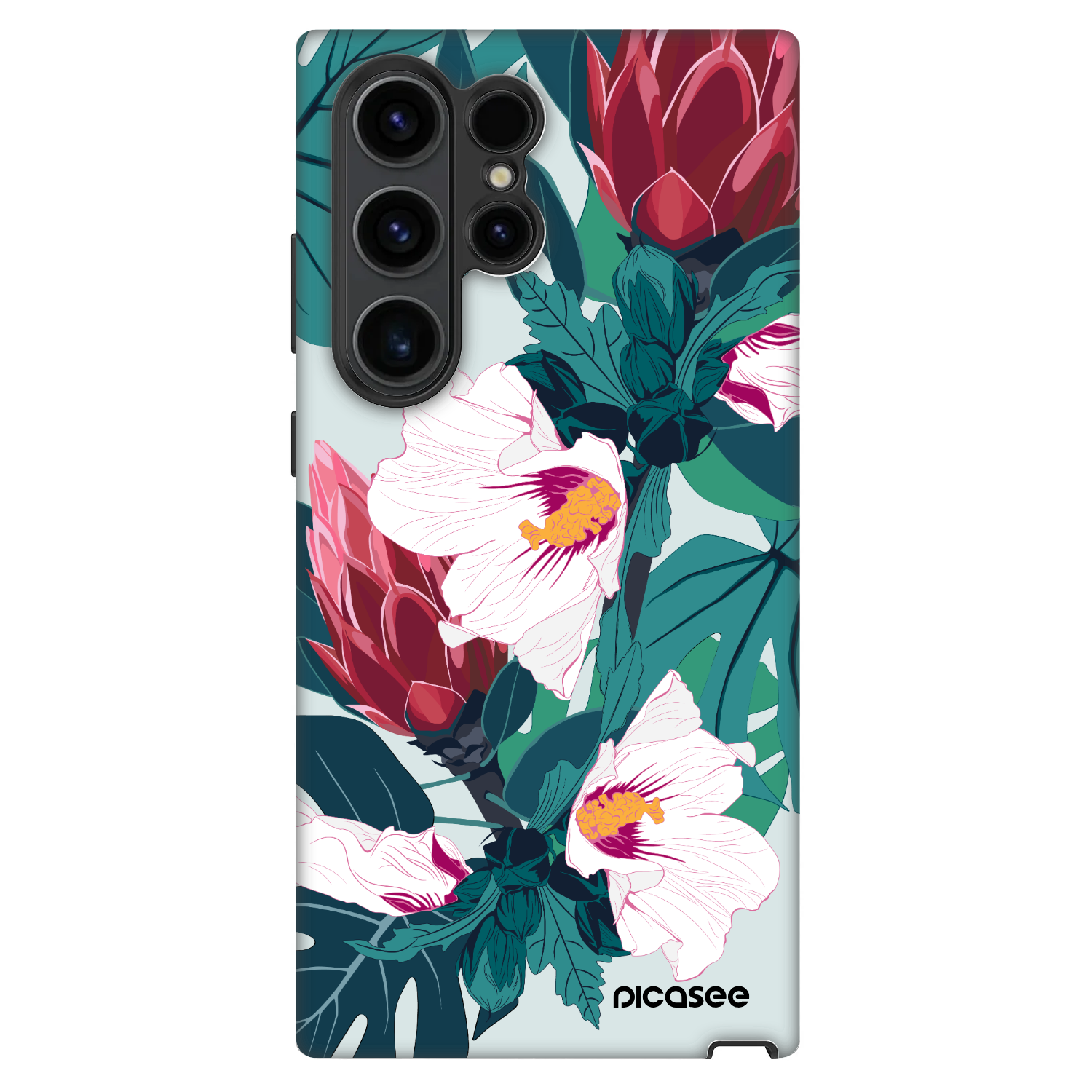 Picasee Fashion Case za Samsung Galaxy S22 Ultra 5G - Rhododendron