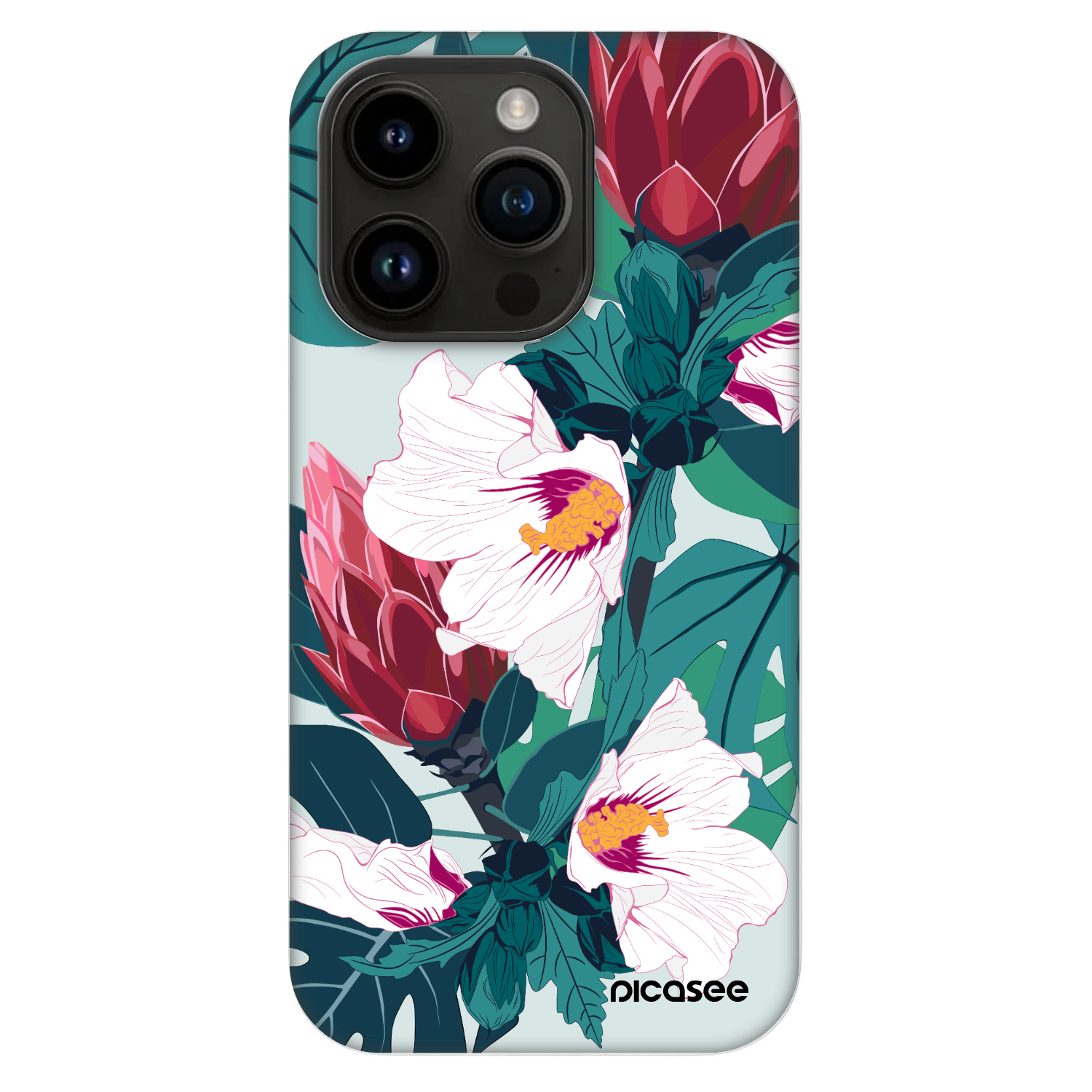 Picasee Fashion Case MagSafe za Apple iPhone 14 Pro - Rhododendron