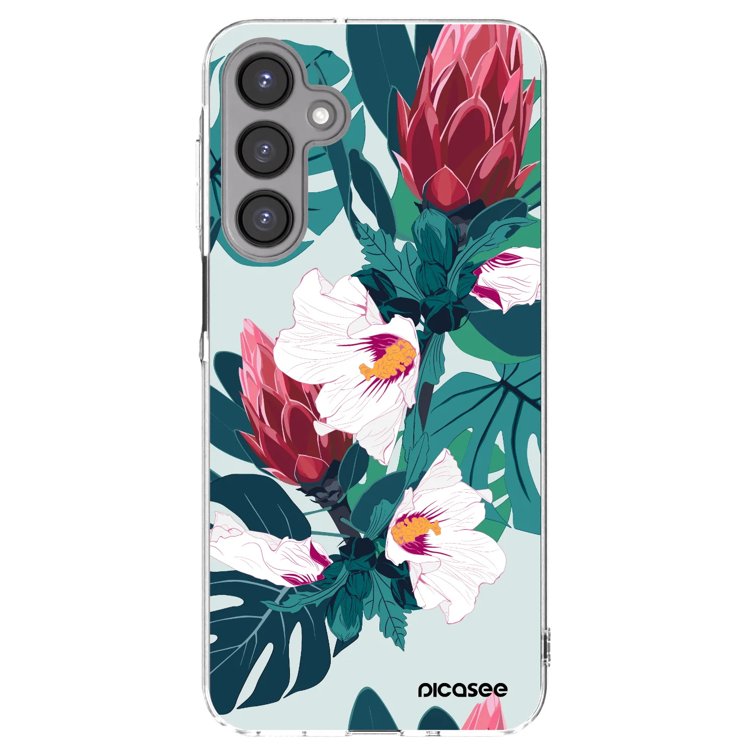 Picasee silikonska prozirna maskica za Samsung Galaxy A16 4G - Rhododendron