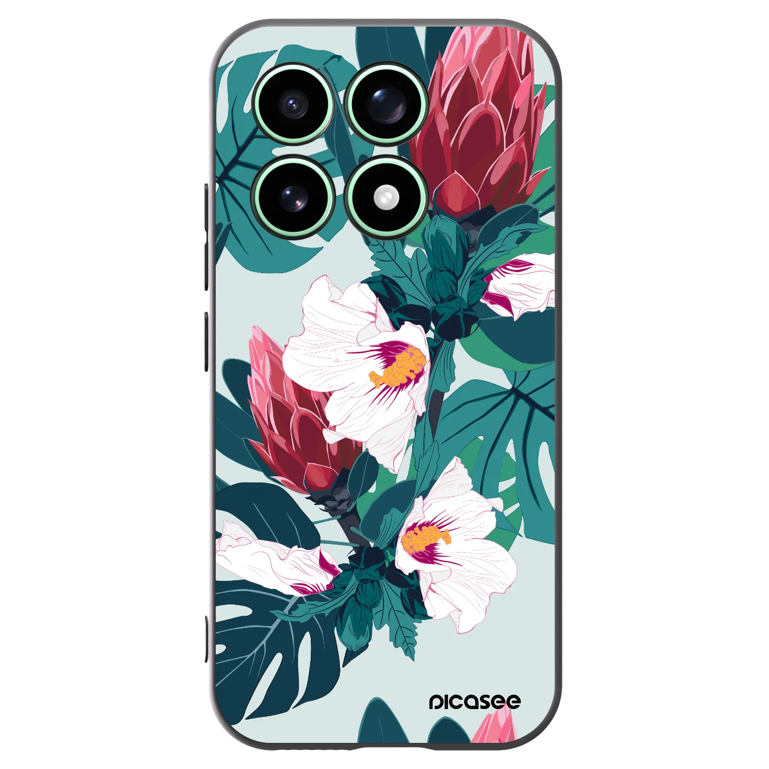Picasee crna silikonska maskica za Xiaomi 17 - Rhododendron