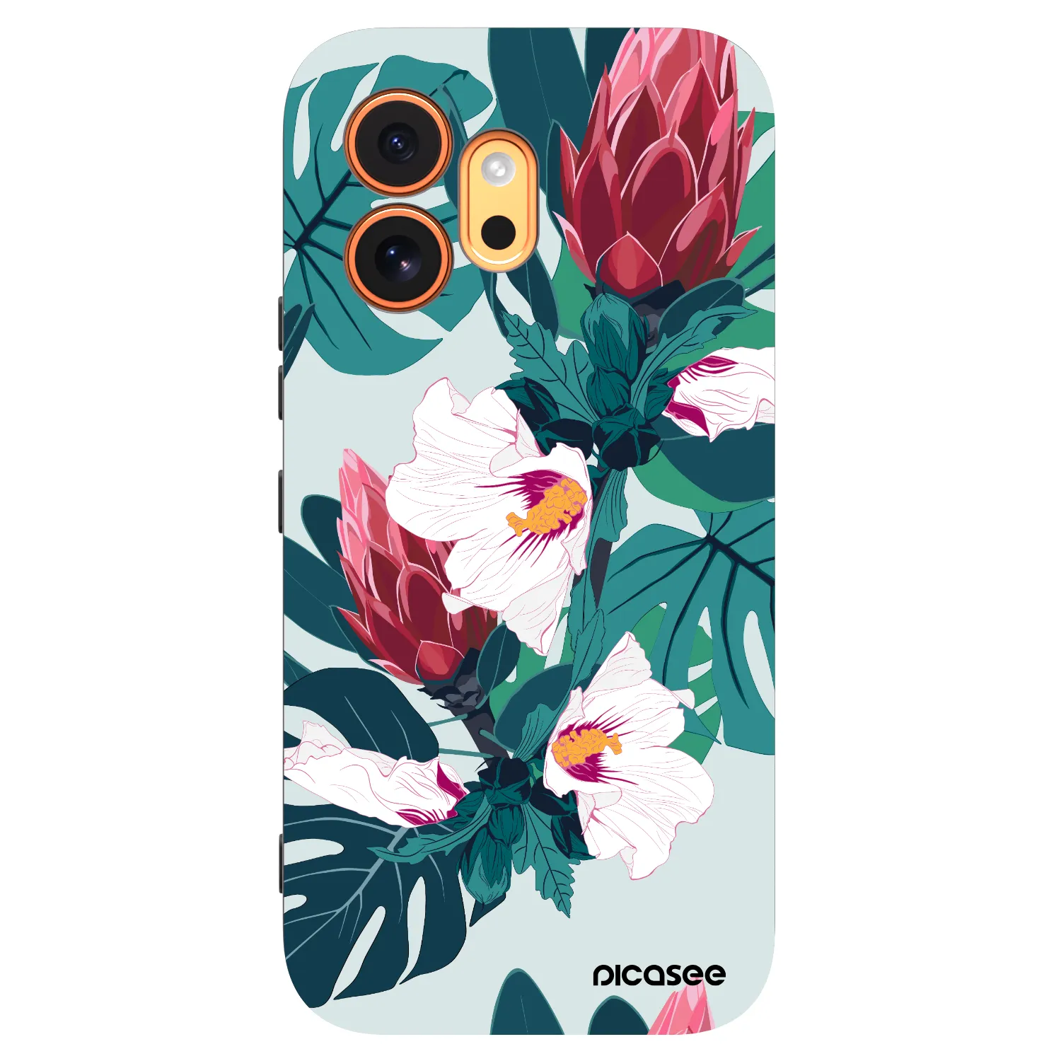 Picasee crna silikonska maskica za Honor 600 - Rhododendron