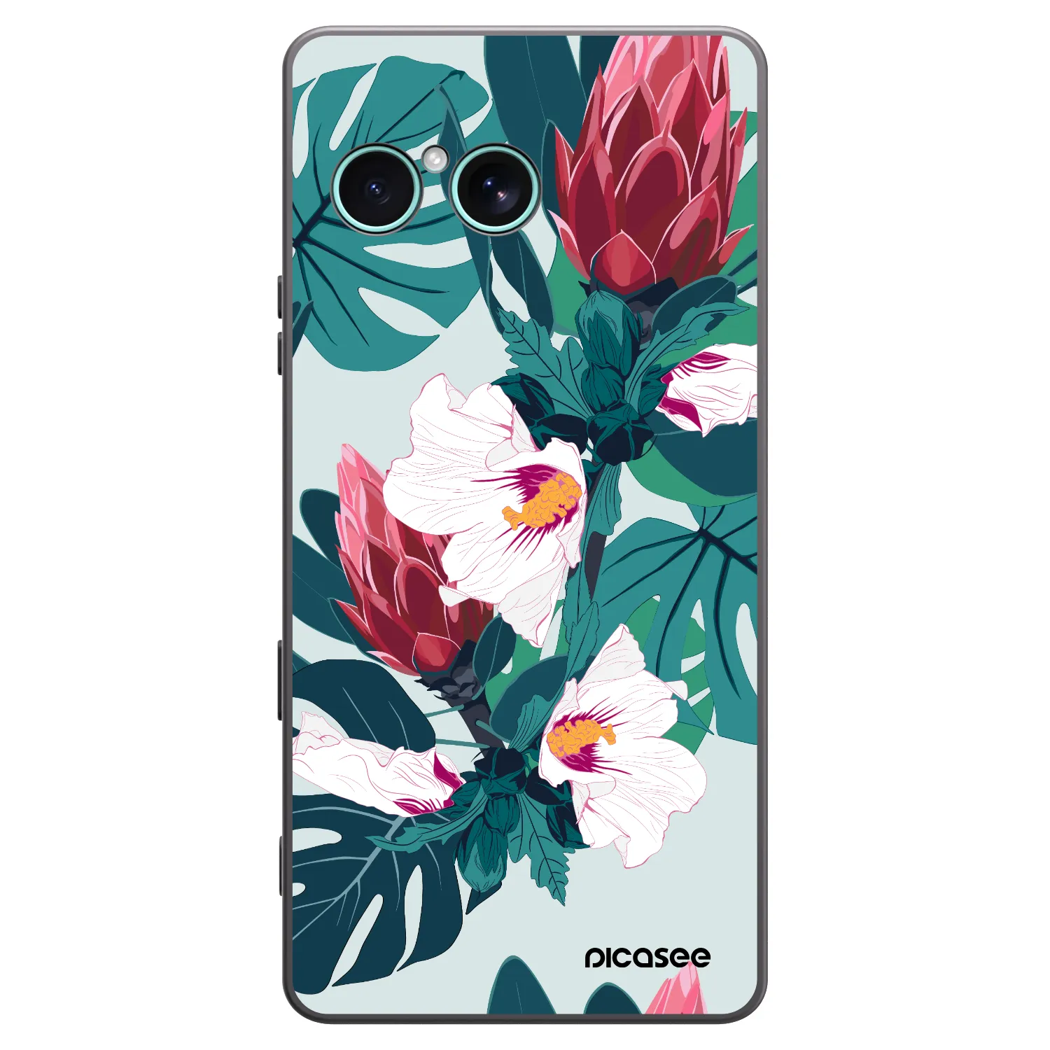 Picasee crna silikonska maskica za Sony Xperia 10 VII - Rhododendron