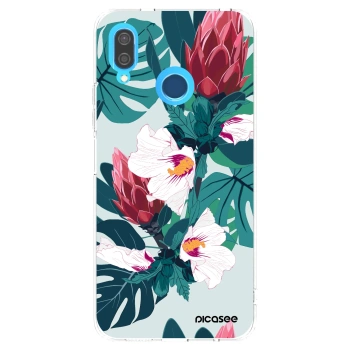 Picasee silikonska prozirna maskica za Huawei P20 Lite - Rhododendron