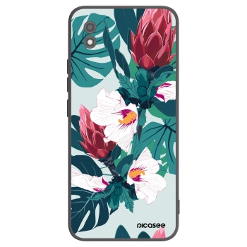 Picasee crna silikonska maskica za Realme C11 (2021) - Rhododendron