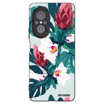 Picasee crna silikonska maskica za Huawei Nova 9 SE - Rhododendron