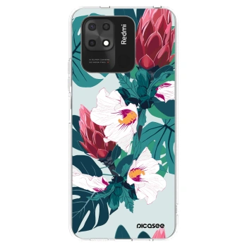 Picasee silikonska prozirna maskica za Xiaomi Redmi 10C - Rhododendron